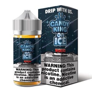 Candy King On Ice eJuice Synthetic - Worms On Ice - 100ml / 0mg