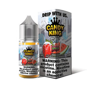 Candy King On Salt ICED - Strawberry Watermelon Bubblegum - 30ml / 35mg