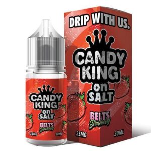 Candy King On Salt Synthetic - Belts Strawberry - 30ml / 35mg