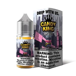 Candy King SALT - Pink Squares Iced - 30ml - 30mL / 35mg