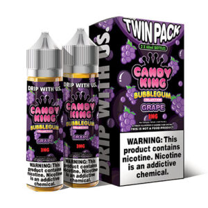 Candy King eJuice Bubblegum Collection - Grape - 2x60ml / 0mg