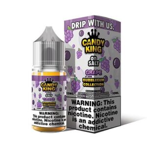 Candy King eJuice Bubblegum Synthetic SALTS - Grape - 30ml / 35mg
