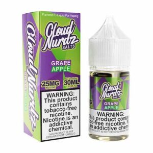 Cloud Nurdz Salts Synthetic Grape Apple Ejuice