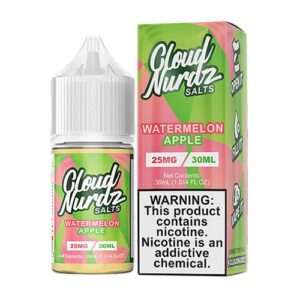 Cloud Nurdz Salts Synthetic Watermelon Apple Ejuice