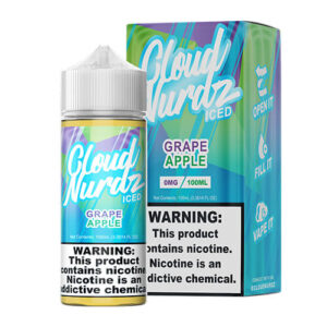 Cloud Nurdz eJuice - Grape Apple Iced - 100ml / 0mg