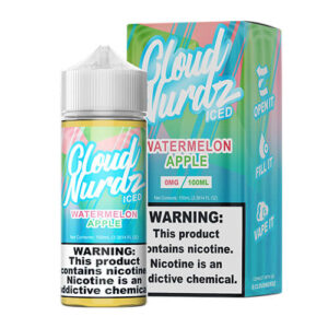 Cloud Nurdz eJuice - Watermelon Apple Iced - 100ml / 0mg