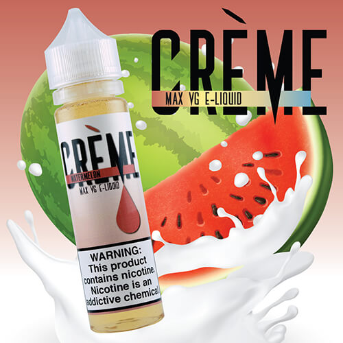 Crème E-Liquid - Watermelon Creme - 60ml - 60ml / 0mg
