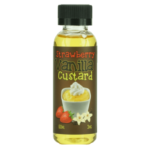 Custard Kings E-Juice - Strawberry Vanilla Custard - 60ml - 60ml / 0mg