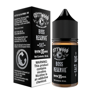 Cuttwood E-Liquids Salt - Boss Reserve - 30ml / 35mg