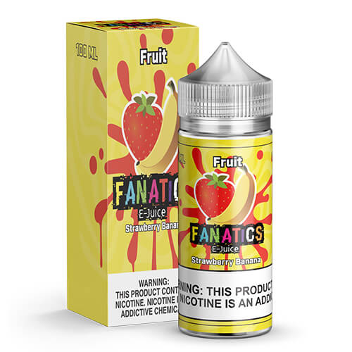 Fanatics E-Juice - Strawberry Banana - 100ml / 3mg