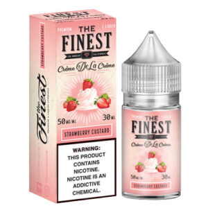 Finest Creme De La Creme SaltNic - Strawberry Custard - 30ml / 30mg