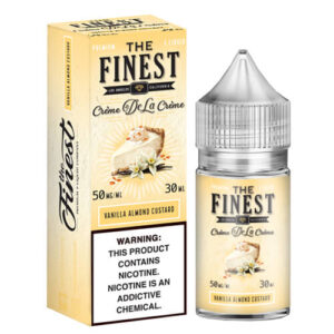 Finest Creme De La Creme SaltNic - Vanilla Almond Custard - 30ml / 30mg