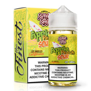 Finest Sweet & Sour Eliquids - Apple Peach Sour - 100ml / 0mg