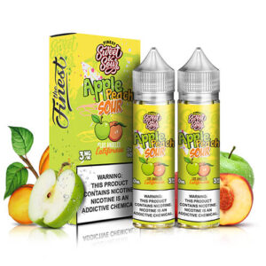 Finest Sweet & Sour Eliquids - Apple Peach Sour - 2x60ml / 0mg