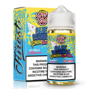 Finest Sweet & Sour Eliquids - Blue Berries Lemon Swirl - 100ml / 0mg