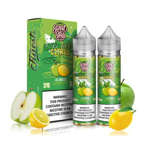 Finest Sweet & Sour Eliquids - Green Apple Citrus - 2x60ml / 0mg