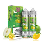 Finest Sweet & Sour Eliquids - Green Apple Citrus - 2x60ml / 3mg