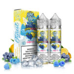 Finest Sweet & Sour Eliquids On Ice - BlueBerry Lemon Swirl On Ice - 2x60ml / 6mg