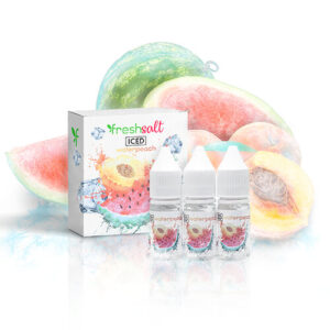 FreshSalt by Public Bru - Iced Waterpeach Salt - 3x10ml / 40mg