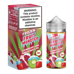 Frozen Fruit Monster eJuice - Strawberry Kiwi Pomegranate Ice - 100ml / 3mg