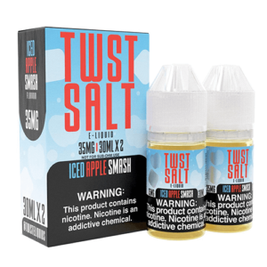 Fruit Twist E-Liquids - ICED Apple Smash TWST SALT - 2x30ml / 35mg
