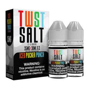 Fruit Twist E-Liquids - ICED Pucker Punch TWST SALT - 2x30ml / 35mg