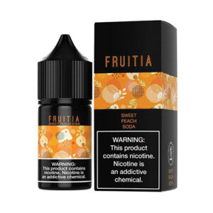 Fruitia Salts Sweet Peach Soda Ejuice