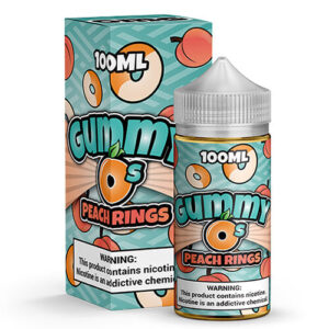 Gummy O's by Shijin Vapor - Peach Rings - 100ml / 0mg