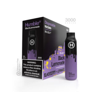 Humble Juice Co. Tobacco Free Nicotine - Disposable Vape Device - Black Lemonade - 10 Pack (70ml) / 50mg