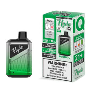 Hyde IQ Recharge - Disposable Vape Device - Menthol (Minty Os) - Single, 8ml