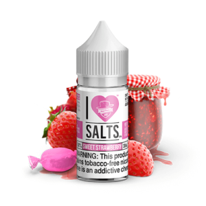 I Love Salts Tobacco-Free Nicotine by Mad Hatter - Sweet Strawberry (Strawberry Candy) - 30ml / 25mg