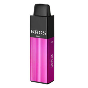 KROS Mini - Disposable Vape Device - Grape Ice - Single, 6ml