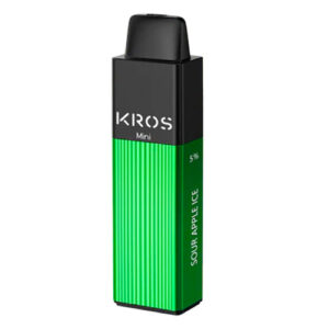 KROS Mini - Disposable Vape Device - Sour Apple Ice - Single, 6ml