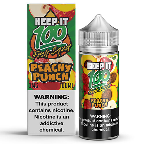 Keep It 100 E-Juice - Peachy Punch - 100ml / 6mg