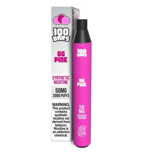 Keep It 100 Synthetic - Disposable Vape Device - OG Pink - 10 Pack (65ml) / 50mg