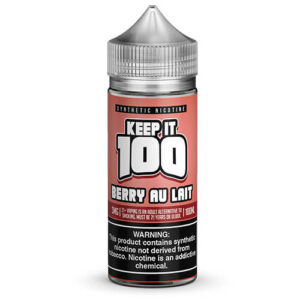 Keep It 100 Synthetic E-Juice - Berry Au Lait - 100ml / 3mg