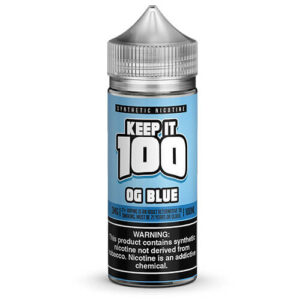 Keep It 100 Synthetic E-Juice - OG Blue - 100ml / 0mg