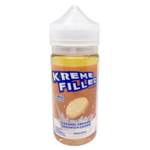 Kreme Filled E-Liquid - Caramel Graham Sandwich Cookie - 100ml - 100ml / 0mg