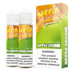 MEGA E-Liquids Sub Ohm Salts - Apple Crumb - 2x60ml / 0mg