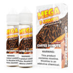 MEGA E-Liquids Sub Ohm Salts - Coffee Donuts - 2x60ml / 6mg