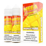 MEGA E-Liquids Sub Ohm Salts - Mango Rush - 2x60ml / 0mg