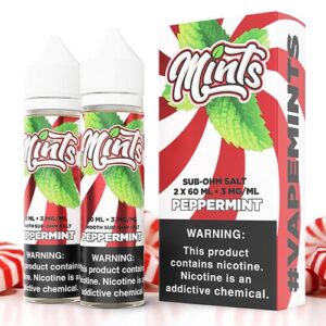 MINTS Vape Co. Sub Ohm - Peppermint Sub Ohm Salt - 2x60ml / 3mg