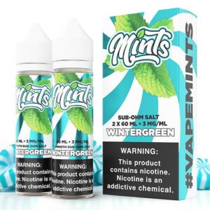 MINTS Vape Co. Sub Ohm - Wintergreen Sub Ohm Salt - 2x60ml / 3mg