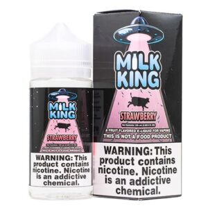 Milk King eJuice Synthetic - Strawberry - 100ml / 0mg