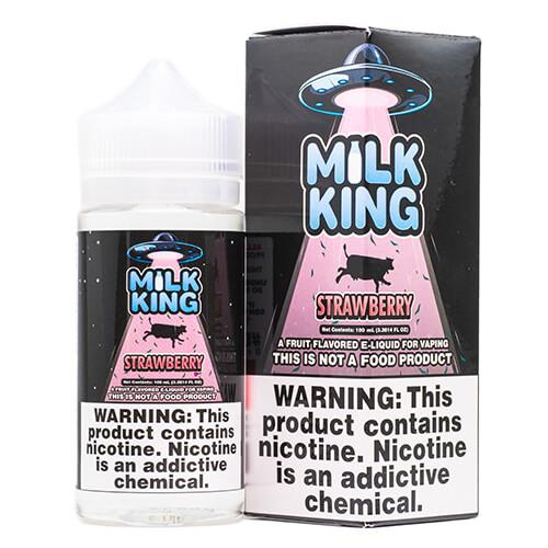 Milk King eJuice Synthetic - Strawberry - 100ml / 3mg