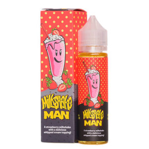 Milkshake Man E-Juice - Strawberry Milkshake Man - 120ml - 120ml / 0mg