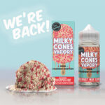 Milky Cones Vapory - Strawberry Short Cake Ice Cream - 100ml - 100ml / 6mg