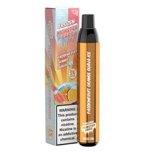 Monster Bars Frozen Passionfruit Orange Guava Ice Disposable Vape Pen