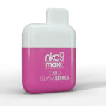 Naked 100 Max - Disposable Vape Device - Guava Berries Ice - Single, 14ml