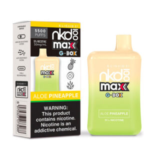 Naked 100 Max G-Box - Disposable Vape Device - Aloe Pineapple - Single, 14ml
